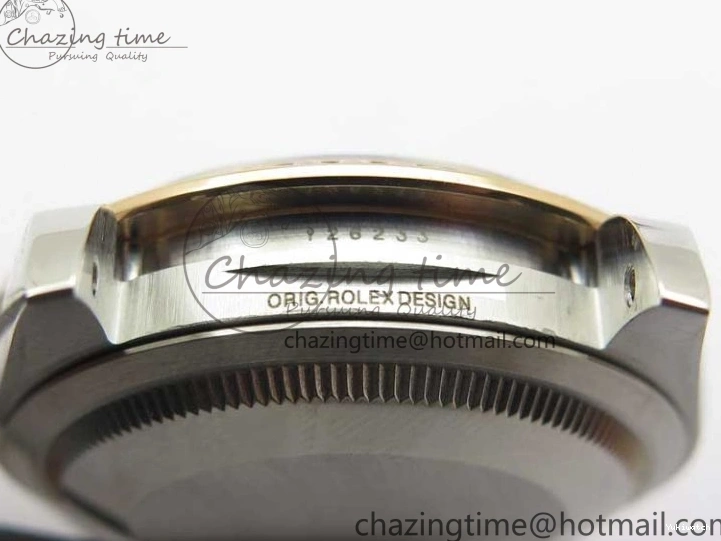 126281 Bracelet BP Gray DateJust Oyster 1:1 Best on Edition Maker RG SS 36 Roman Dial 0417